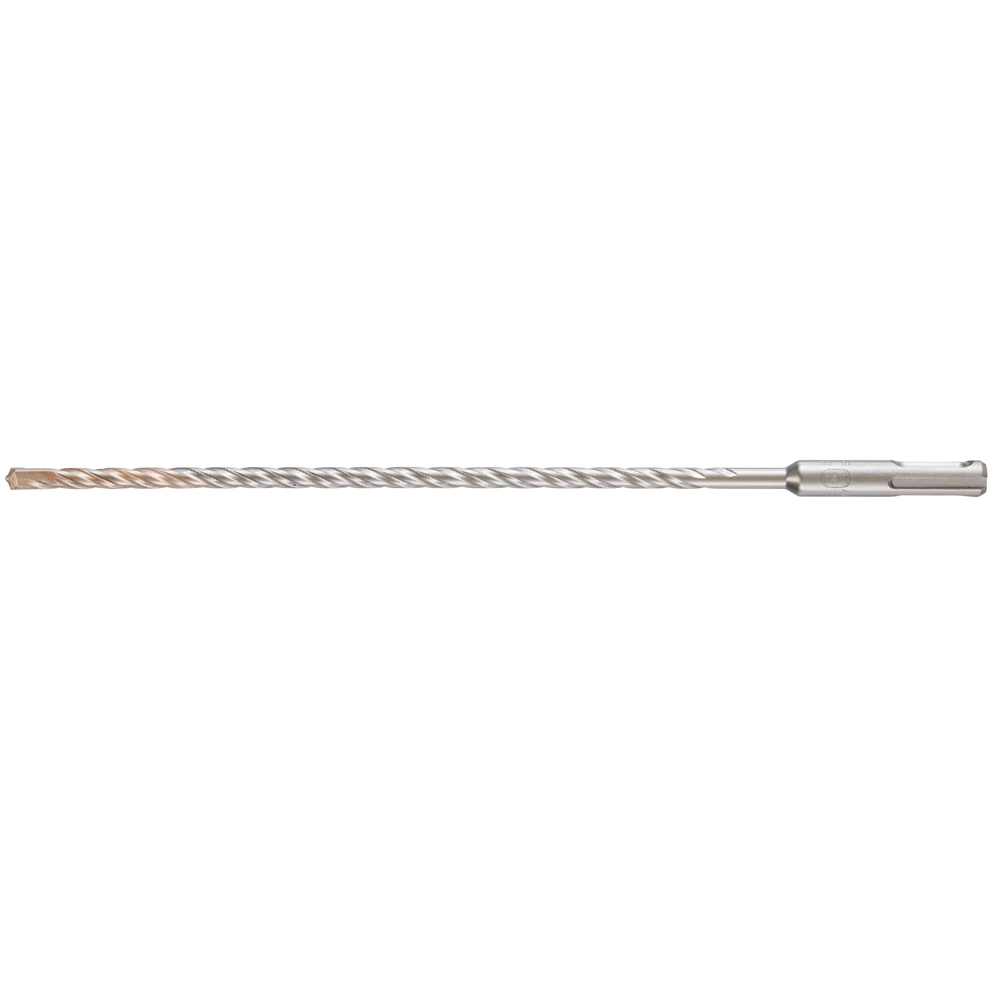 A DEWALT DT9517 long masonry drill bit with an SDS-Plus shank, suitable for use with rotary hammer drills.